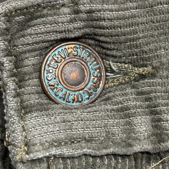 Levi’s 567 Corduroy Pants Mens 38x30 Baggy Low Loose Boot Brown Y2K Wide Leg VTG - Picture 3 of 15